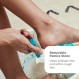 HoMedics Bubble Mate Foot Spa, 상쾌한 거품과 물튀김 방지 기능이 있는 발가락 터치 제어식 발 욕조, 돌출된 마사지 노드 및 탈착 가능한 경석