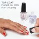 OPI 매니큐어 탑 코트, 무광택 마감, 색상 씰, 긁힘 또는 부서짐 방지, 최대 7일 착용, 0.5 fl oz