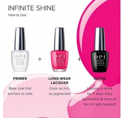OPI 인피니트 샤인 프로스테이 프라이머 및 글로스, 베이스 코트, 탑 코트, 0.5 fl oz