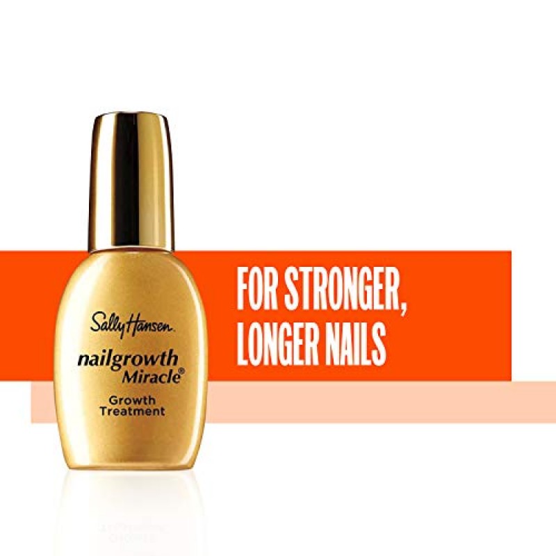 Sally Hansen 다이아몬드 스트렝스 인스턴트 네일 경화제 및 손톱 성장 미라클 세럼, 네일 키트, 2개 팩, 고분말 경화제, 갈라짐, 갈라짐 및 벗겨짐 방지