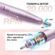 JISHO 전기 네일 드릴 머신, 최대 20000RPM의 무선 휴대용, USB-C 충전, 경량 디자인, 12 in 1 키트 전문 네일 드릴 네일 매니아를 위한 완벽한 선물(보라색)