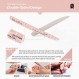 MelodySusie 10 PCS 100/180 그릿 전문 목재 네일 파일, 양면 에머리 보드 아크릴 네일용 네일 파일, 가정용 및 살롱 사용을 위한 세척 가능한 네일 아트 매니큐어 페디큐어 도구, 핑크