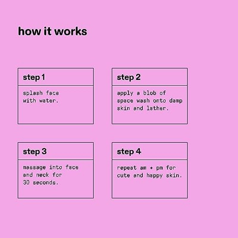Starface x Hello Kitty 스페이스 워시 포밍 페이셜 클렌저, 버드나무 껍질 추출물로 제작, 파라벤 없음, 황산염 없음, 모든 피부 타입에 순함, 4.2온스