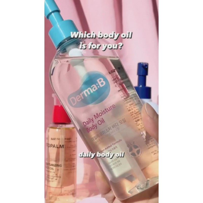 DERMA B 인텐시브 베리어 멀티 오일 135ml, 4.56 Fl Oz, 바디, 헤어 및 네일용 보습 끈적임 없는 다용도 오일, 촉촉하고 빛나는 피부를 위한 10가지 식물성 오일, 민감한 피부 관리를 위한 모이스처라이저