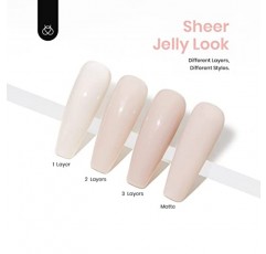 딱정벌레 젤 폴리쉬 네일 세트 6 색, 올드 머니 컬렉션 글리터 젤 네일 키트 누드 젤리 투명한 여성용 UV LED 매니큐어 키트 여자 용