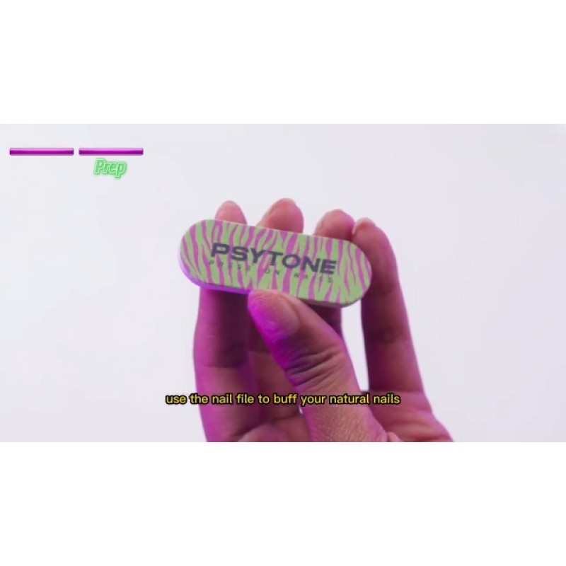 싸이톤 런웨이 프레스 온 네일“전하” | 24개 손톱 12개 크기(접착 포함) | 관 아몬드 사각 짧은 긴 프렌치 팁