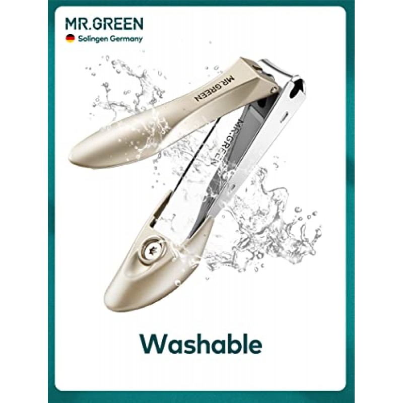 MR.GREEN 3pcs 스테인레스 스틸 손톱깎이 세트, 손톱깎이 및 유리 네일 파일 및 핀셋이 포함된 핑크 매니큐어 페디큐어 세트, 남성과 여성을 위한 여행용 케이스 선물 상자가 포함된 의료용 그루밍 키트