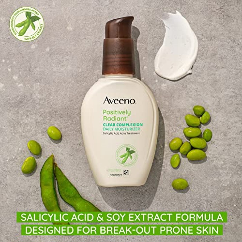 Aveeno, 페이셜 모이스처라이저 클리어 컴플렉션 데일리 모이스처라이저 펌프, 4 fl oz