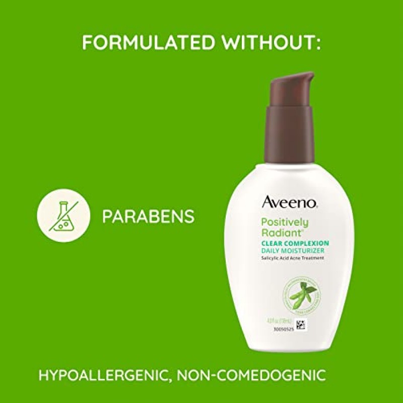 Aveeno, 페이셜 모이스처라이저 클리어 컴플렉션 데일리 모이스처라이저 펌프, 4 fl oz