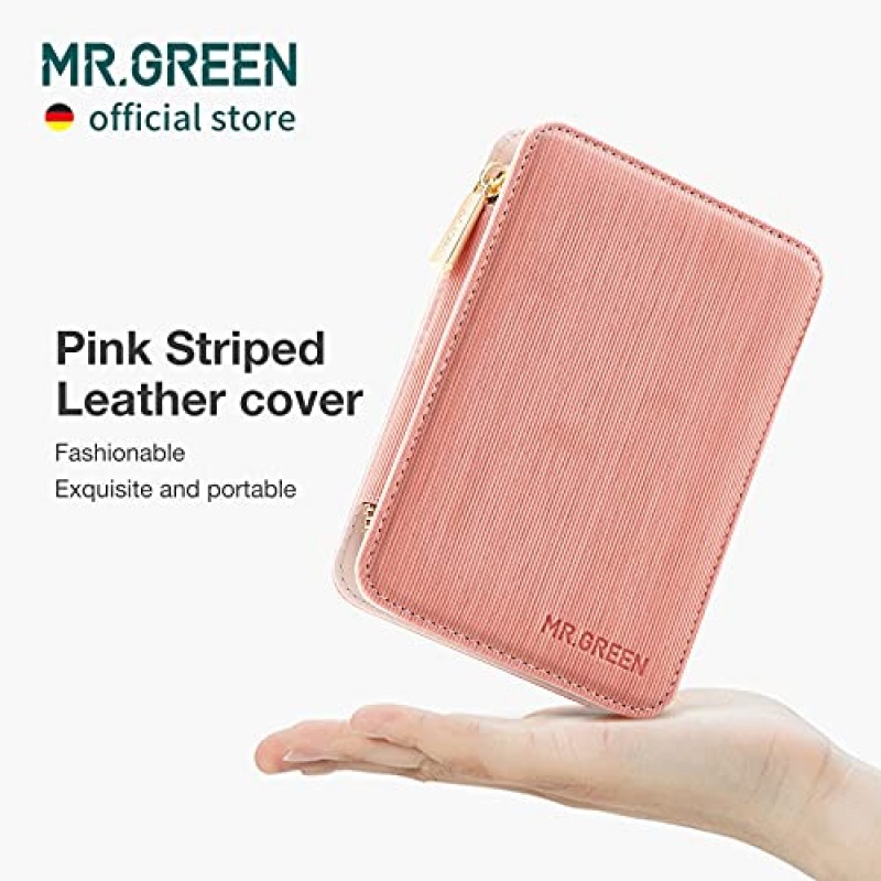 MR.GREEN 7in1 매니큐어 세트 개인 관리 도구 스테인레스 스틸 전문 손톱깎이 페디큐어 세트 여행용 케이스 키트 (Mr-6032)