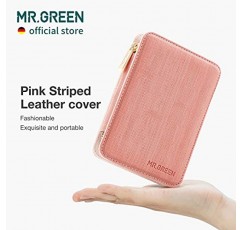 MR.GREEN 7in1 매니큐어 세트 개인 관리 도구 스테인레스 스틸 전문 손톱깎이 페디큐어 세트 여행용 케이스 키트 (Mr-6032)