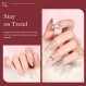 Larvall Beautpal 레드 젤 매니큐어 세트 10PCS 누드 레드 스파클 부르고뉴 화이트 누드 샴페인 슬리버 젤 폴리시 키트 네일 아트 디자인 매니큐어 선물 여성용 여자 7ml