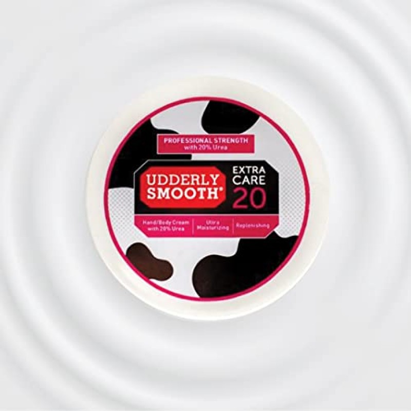 Udderly Smooth Extra Care 핸드/바디 딥 모이스처라이징 크림(요소 20% 함유, 무향, 8 온스)
