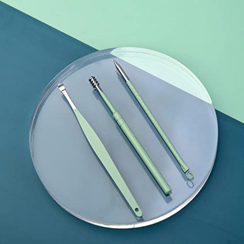 여성용 선물, 매니큐어 세트 전문가용, 손톱깎이, 페디큐어 키트, 16 In 1 그루밍 키트 스테인레스 스틸, 남성용 고급 가죽 여행용 케이스가 포함된 발톱 가위 도구 민트 업그레이드 버전