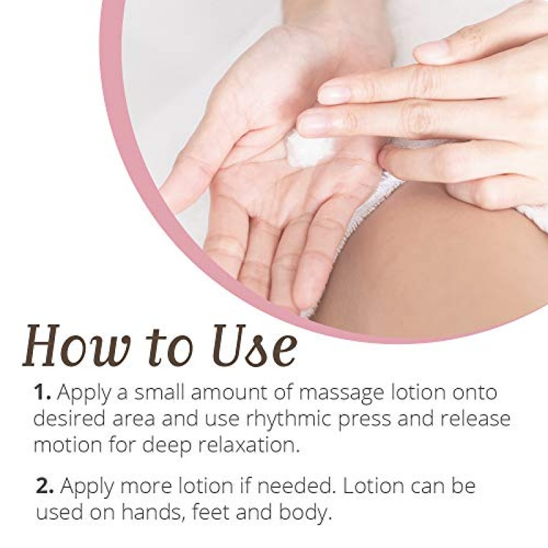 Gena Mani 스파 마사지 로션, 손, 발, 몸 깊은 피부 보습용, 16온스