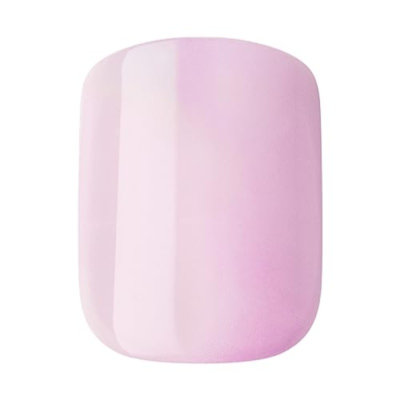 KISS imPRESS 프레스온 매니큐어 프리미엄 컬렉션 가짜 손톱 - 스위트 라이프, 퍼플 젤리 물결 모양, 짧고 정사각형, 적용 용이성, 슈퍼 홀드, 칩 방지, 얼룩 방지, 건조 시간 없음, 내구성 | 30개