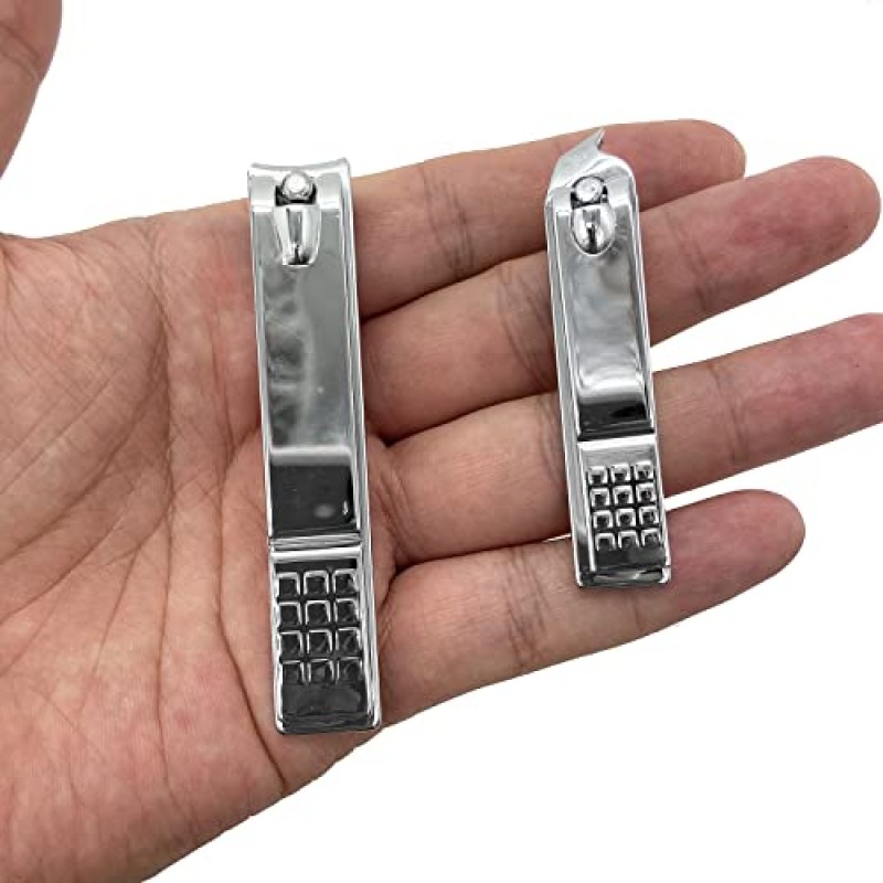 자란 발톱 깎기 키트(7PCS), 두꺼운 손톱 발톱 관리 도구, 스테인레스 스틸 페디큐어 도구에는 PU 가죽 가방이 달린 손톱 리프터 손톱 교정기가 포함됩니다.