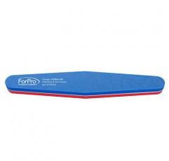 ForPro Professional 컬렉션 샌딩 스펀지 보드, 주황색 100/파란색 180 입자, 양면 매니큐어 및 페디큐어 네일 버퍼, 7
