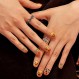 GLAMERMAID Press on Nails 할로윈용 엑스트라 쇼트, 잭 오 랜턴 디자인의 젤 네일에 호박색 고딕 접착제, 24Pcs Squoval Round 재사용 가능한 광택 가짜 손톱 아크릴 거짓 손톱 여성용 매니큐어 키트 선물