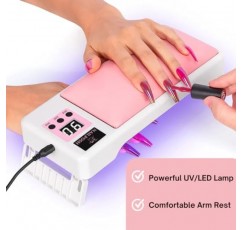NailPosh 2 in 1 UV 네일 램프 및 네일용 팔걸이