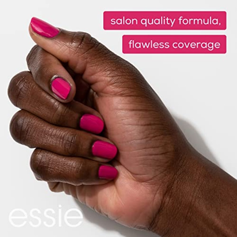 essie Salon-Quality Nail Polish, 8-Free 비건, 2022년 겨울, Warm Grey, Sleigh It, 0.46oz