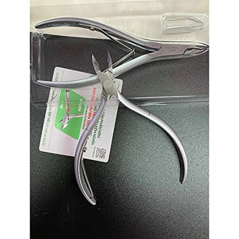 Nghia Professional 스테인레스 스틸 큐티클 니퍼 C-04 (D-03) Jaw 14 Osimihome NailFile 큐티클 커터 트리머 매니큐어 도구 더블 스프링 – 집/스파/살롱에서 완벽한 네일 관리 도구