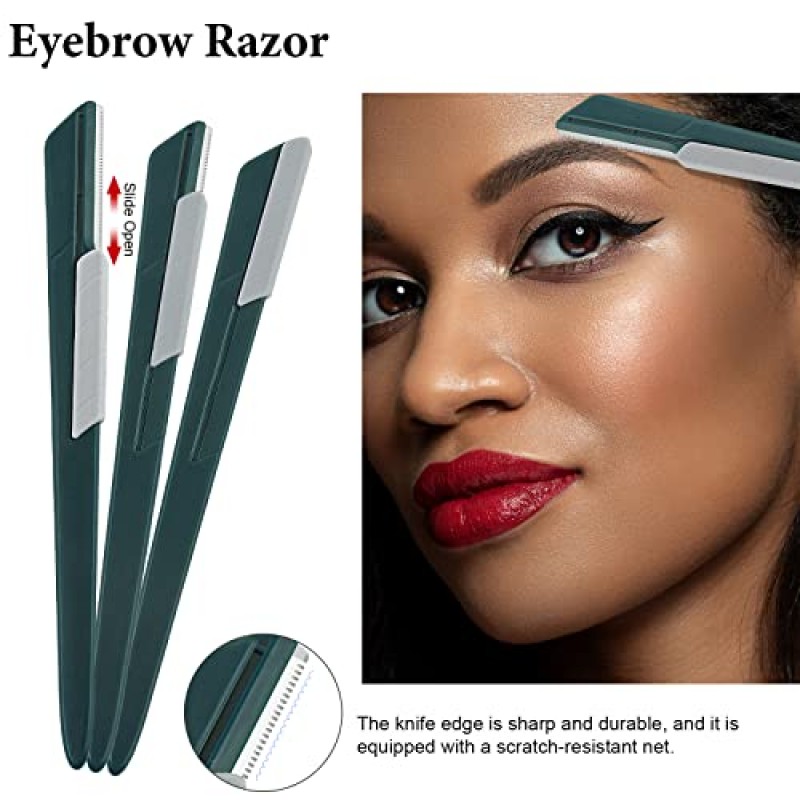 매니큐어 세트 손톱깎이 키트 22개 전문 페디큐어 세트 날카롭고 내구성이 뛰어난 스테인레스 스틸 네일 케어 도구 남성용 여성용 고급스러운 여행용 케이스 포함(짙은 녹색)