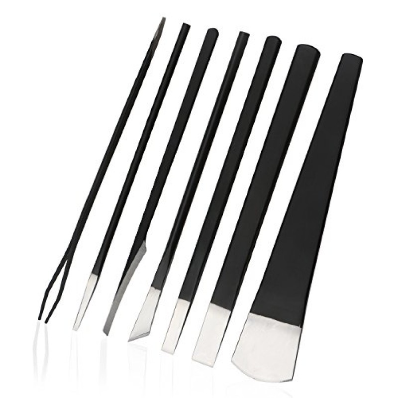 발용 페디큐어 나이프 세트, Segbeauty 7pcs 보관 가방이 포함된 자란 발톱 블레이드 도구, 고망간 강철 네일 나이프 큐티클 리무버, 네일 옥수수 캘러스용 전문 발 수리 날카로운 블레이드 키트