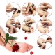 발용 페디큐어 나이프 세트, Segbeauty 7pcs 보관 가방이 포함된 자란 발톱 블레이드 도구, 고망간 강철 네일 나이프 큐티클 리무버, 네일 옥수수 캘러스용 전문 발 수리 날카로운 블레이드 키트