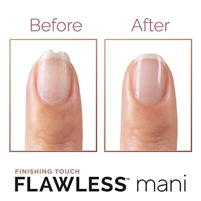 Finishing Touch Flawless 살롱 네일 키트, 전자 네일 파일 및 전체 매니큐어 및 페디큐어 도구(Finishing Touch Flawless Pedi 전자 도구 파일 및 굳은살 제거제, 페디큐어 포함)