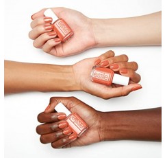 essie Salon-Quality Nail Polish, 8無 비건, 차분한 미드톤 오렌지, 프릴 백합, 0.46 fl oz