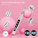 TIHONI Professional 30000RPM 무선 전기 아크릴 네일 드릴 젤 손톱용 충전식 휴대용 E 파일 기계 초보자 및 미용실용 6비트 폴란드어 매니큐어 페디큐어 조각(실버)
