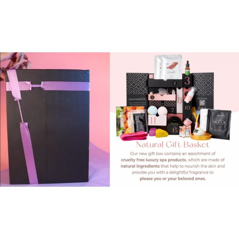 AVUX 뷰티 케어 번들 31개 – 목욕 및 바디 세트에는 젤리 마스크, 옥 롤러, 구아샤, 입욕제, 그릇, 수건, 주걱 등이 포함됩니다. – 소녀와 여성을 위한 생일 및 결혼식에 스파 세트 선물