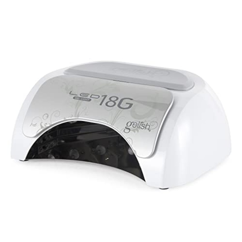 Gelish 18G: 전문가용 미용실 등급 36W, 3가지 타이머 설정 및 매니큐어 및 페디큐어용 보안경 - LED 매니큐어 경화 램프