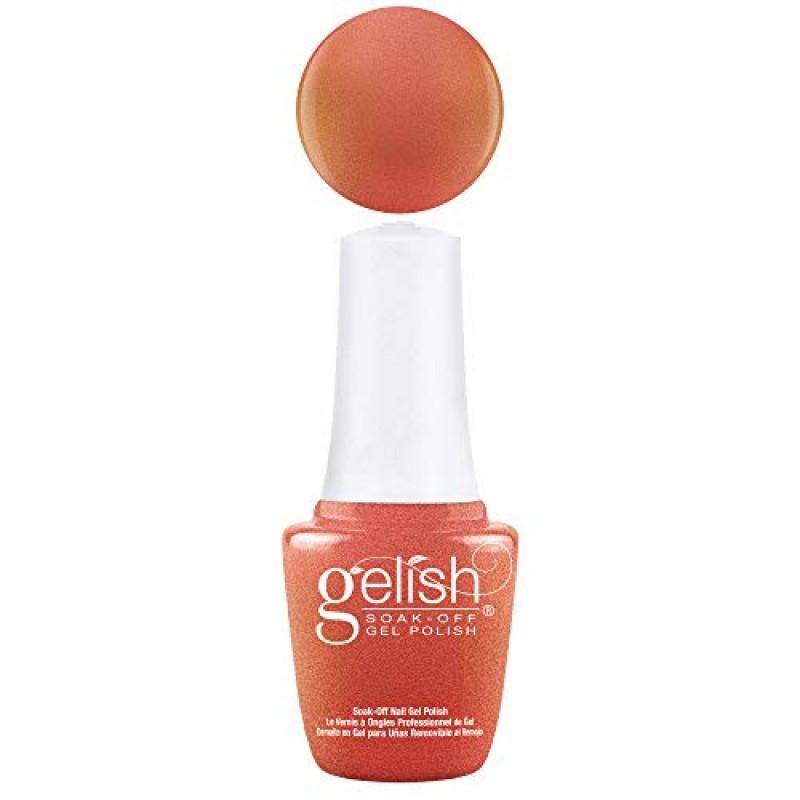 Gelish Terrific Trio Essentials 15mL Basix 케어 키트, 9mL 쉬머링 젤 네일 폴리시 컬렉션 및 매트/글로스 듀오 탑 잇 오프 담그 오프 클리어 코트