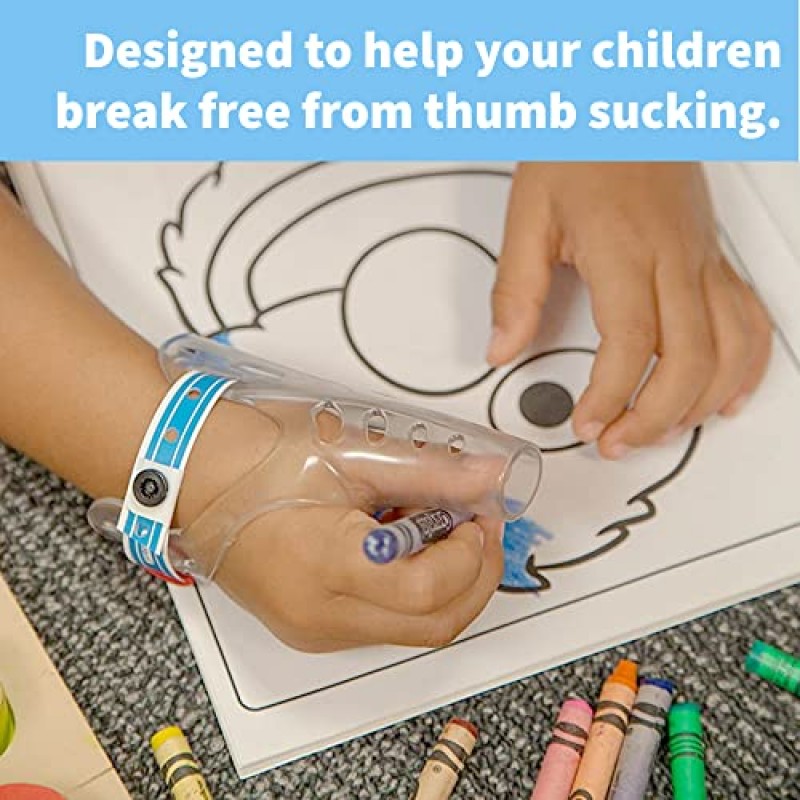 TGuard AeroThumb 트리트먼트 키트 - 어린이를 위한 엄지손가락 빨기 중지 - 효과적인 유아 및 어린이 엄지손가락 빨기 제어 - 소형(40파운드 미만 어린이용)