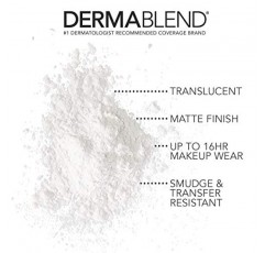 Dermablend 루스 세팅 파우더, 라이트, 미디엄, 황갈색 피부 톤을 위한 페이스 파우더 메이크업 & 피니싱 파우더