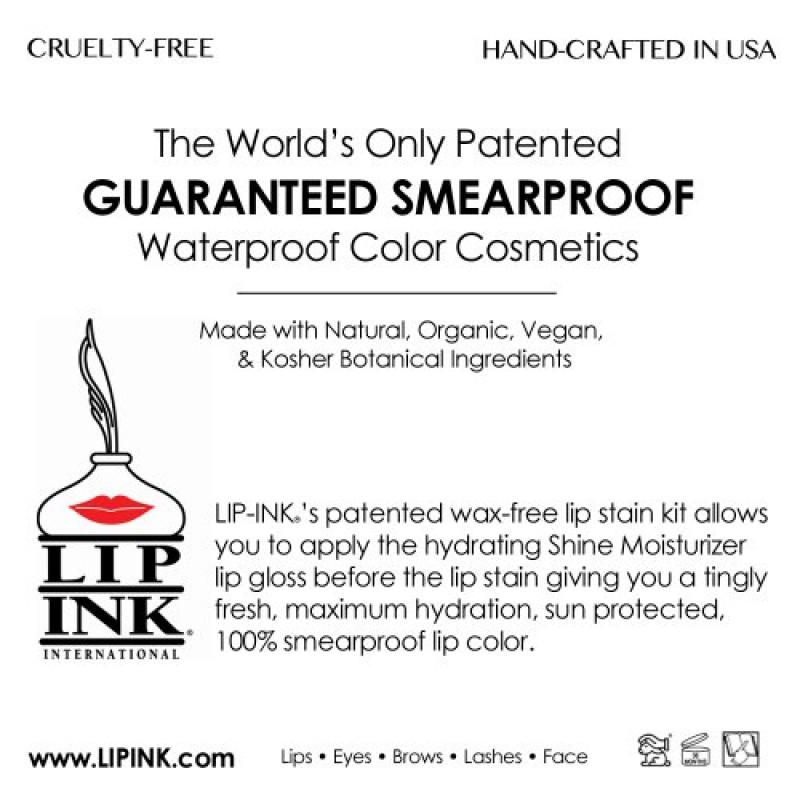 립 잉크 유기농 비건 100% 스미어프루프 래쉬 컬러 키트 - 블루