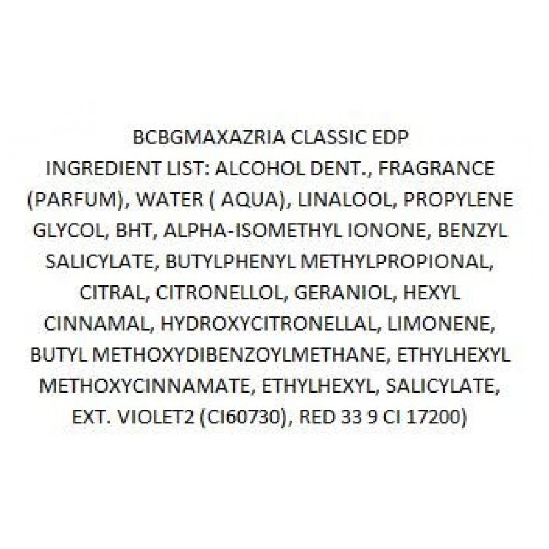 BCBGMAXAZRIA 여성용 클래식 오 드 퍼퓸(EDP) 향수 향수 - 3.4온스/100ml