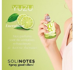 SOLINOTES 유자 여성 향수 - 오 드 퍼퓸 | 섬세한 꽃과 진정시키는 향기 - 프랑스산 - 비건 - 1.7 fl.oz