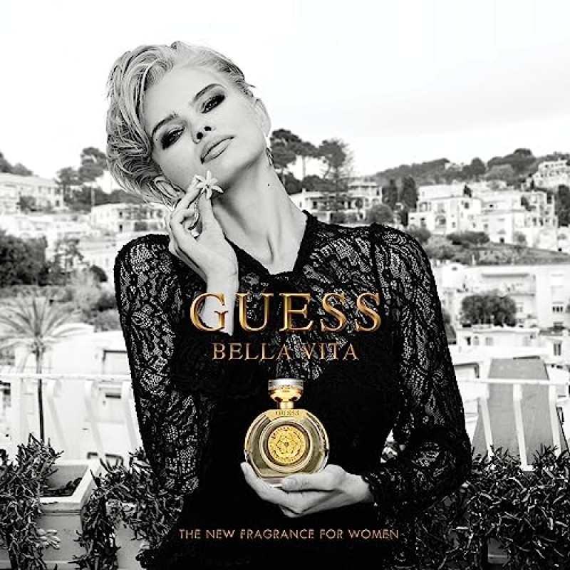 GUESS Bella Vita 여성용 향수 바디 미스트 스프레이, 프루티, 8.4 Fl Oz