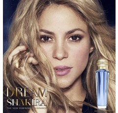Shakira 향수 - 여성을 위한 꿈 - 오래 지속되는 - 신선하고 여성스러운 향수 - 바닐라, 감귤류 및 꽃 노트 - 일상 생활에 이상적 - 2.7 Fl. 온스