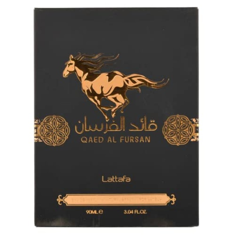 Lattafa Qaed Al Fursan 남녀공용 워터 향수 스프레이, 3온스
