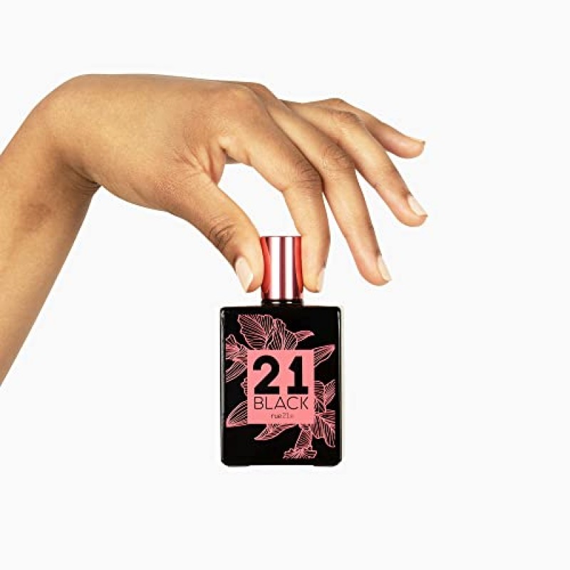 21 Black by Rue 21 오드퍼퓸 여성용 향수 스프레이 - 1.7 fl oz (50 ml)