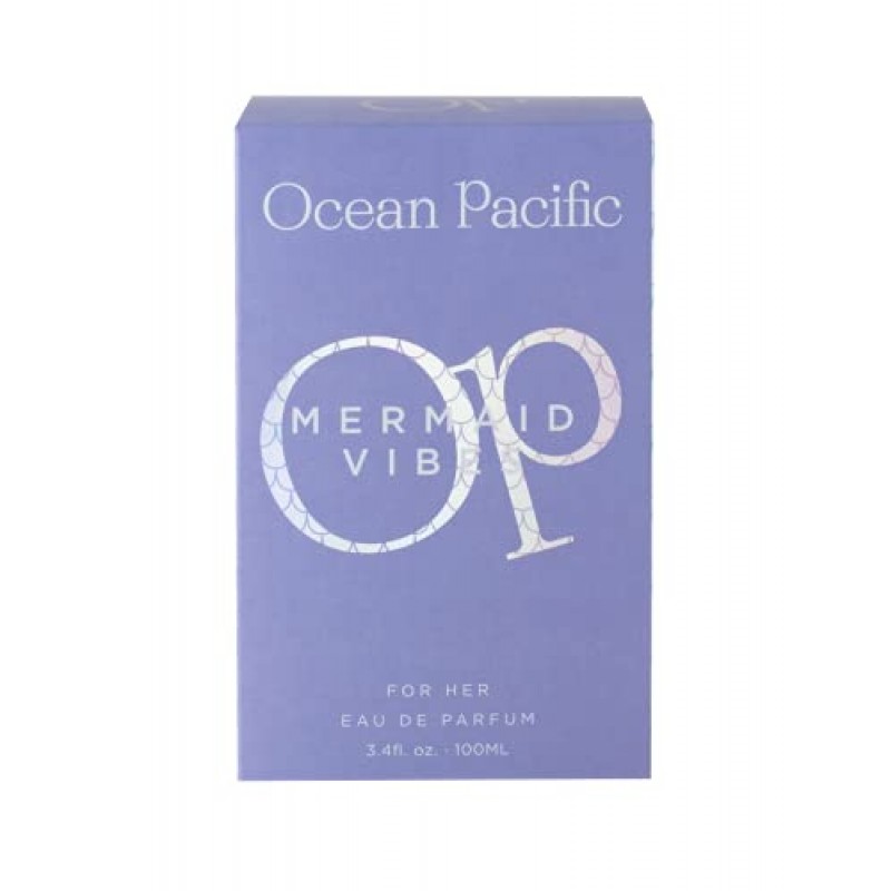 Ocean Pacific Mermaid Vibes for Her 오 드 퍼퓸, 프루티, 3.4 Fl Oz