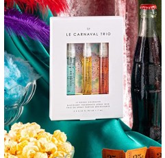 Le Monde Gourmand 3피스 카니발 트리오 지갑 스프레이 세트 - 각 6.8ml(0.23fl oz) - 여행 친화적인 향수