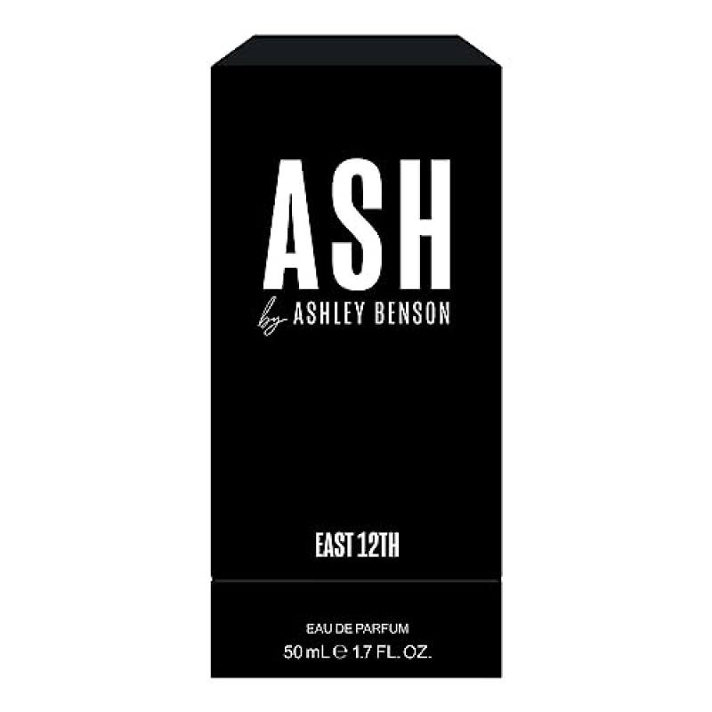 East 12th - 애쉴리 벤슨 애쉬 - 남성 및 여성용 향수 - 대담하고 상쾌한 향기 - 뉴욕의 매력적인 향기 - 로즈 다마스크, 블랙 시더, 제스티 오렌지 함유 - 1.7온스 EDP 스프레이