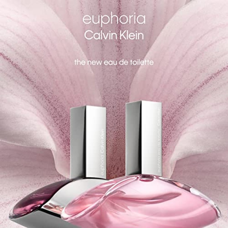 Calvin Klein Euphoria for Women 오 드 퍼퓸 - 우디 앰버, 포메그란테, 블랙 오키드, 무성한 마호가니 우드 노트
