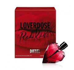 여성용 Diesel Loverdose Red Kiss 오 드 퍼퓸 스프레이 향수, 1.7 Fl. 온스.