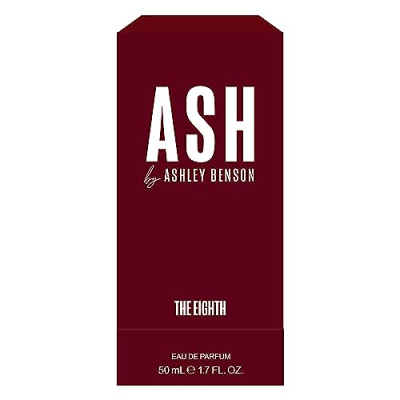 Ash by Ashley Benson 남성과 여성을 위한 여덟 번째 향수 - 감각적이고 로맨틱한 향기 - 매력적인 파리 향기 - 시트러스 베르가못, 소프트 머스크, 캐시미어 우드 함유 - 1.7온스 EDP 스프레이